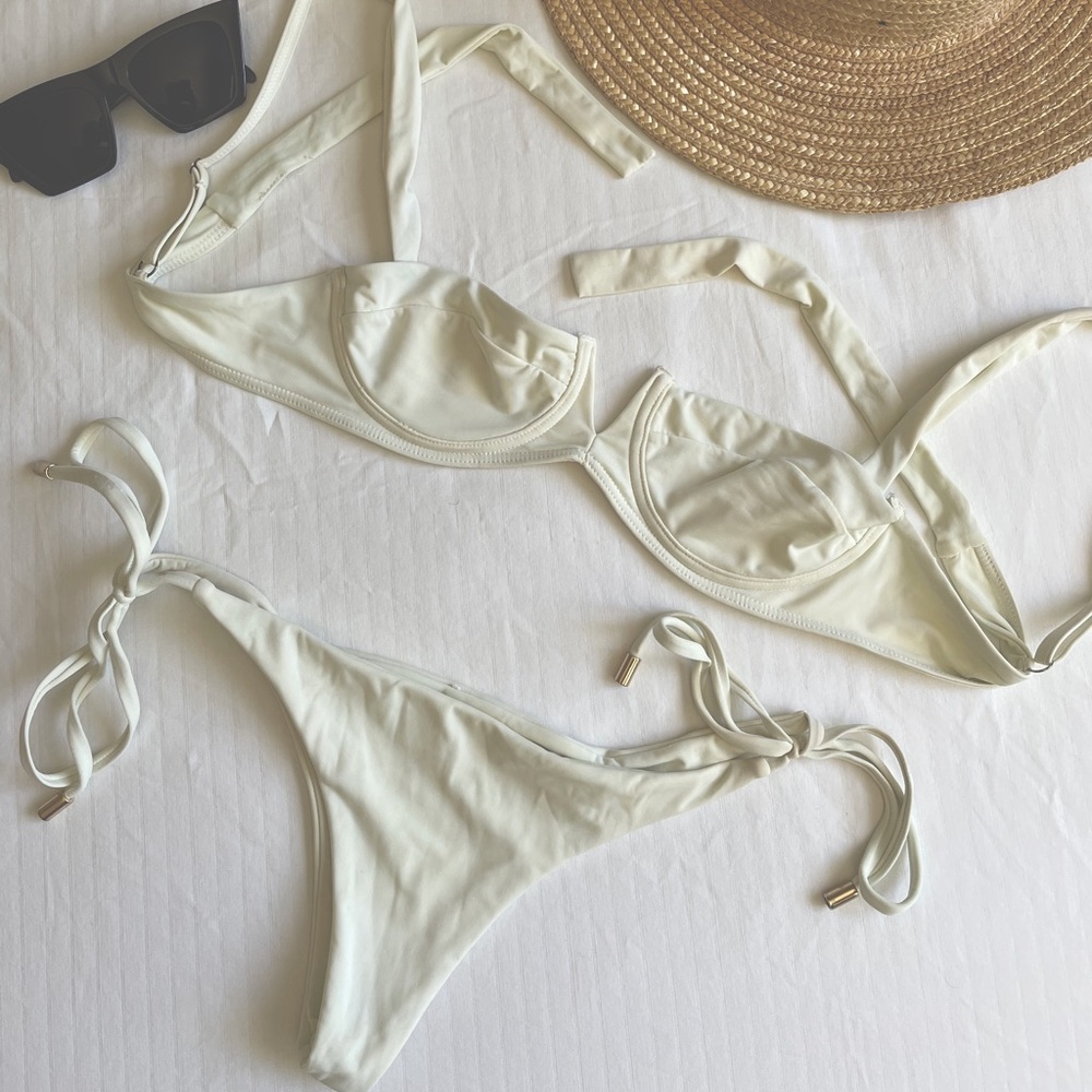 Monday Swimwear Cream Bikini Set - Picture 8 of 10